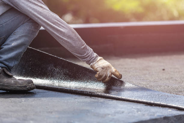 Professional Waterproofing technician working in Carrollton, VA